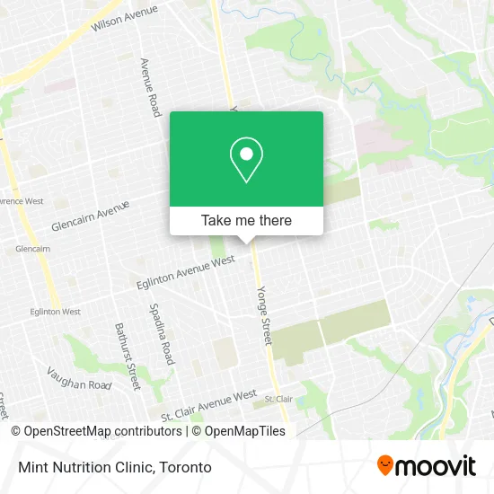 Mint Nutrition Clinic map