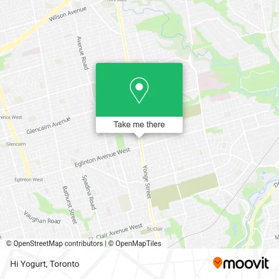 Hi Yogurt map