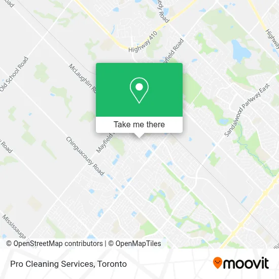 Pro Cleaning Services map
