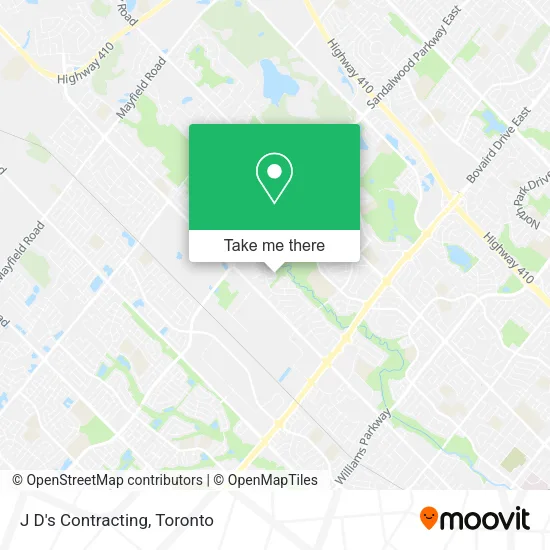J D's Contracting map