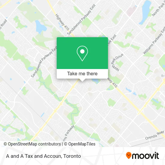 A and A Tax and Accoun map