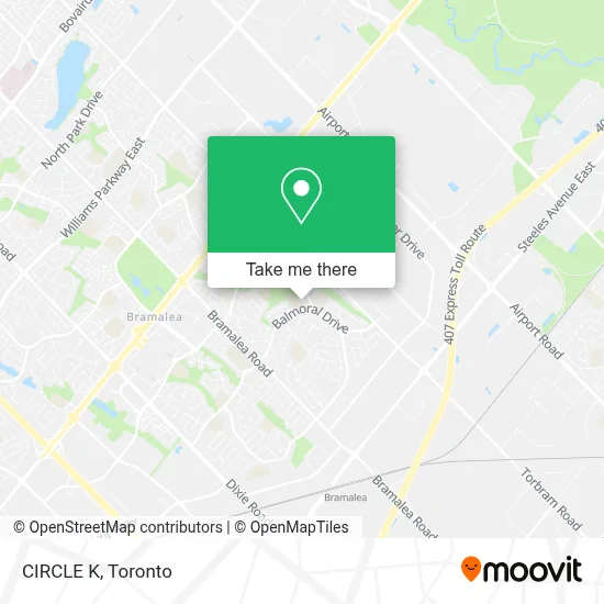 CIRCLE K map