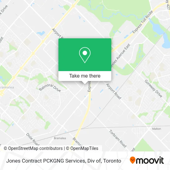 Jones Contract PCKGNG Services, Div of map