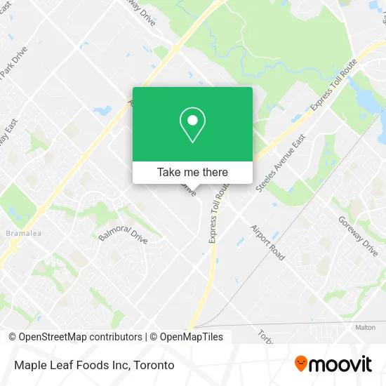 Maple Leaf Foods Inc map