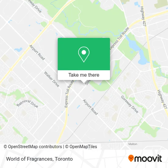 World of Fragrances map