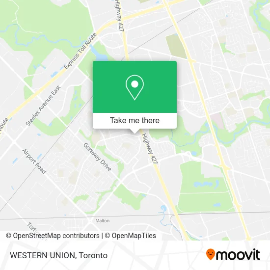 WESTERN UNION map