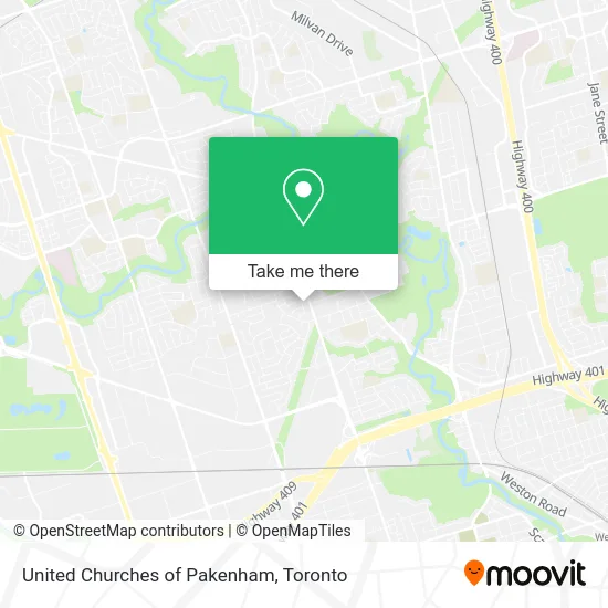 United Churches of Pakenham map