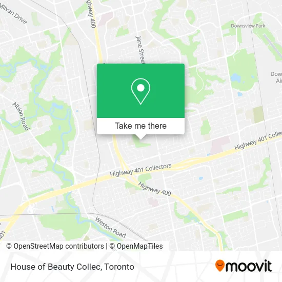 House of Beauty Collec map