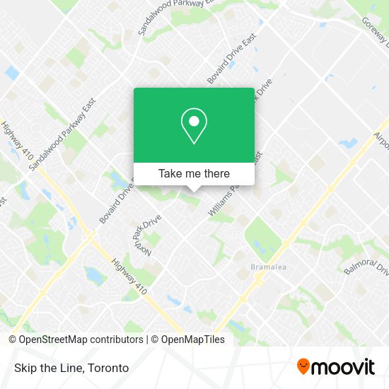Skip the Line map