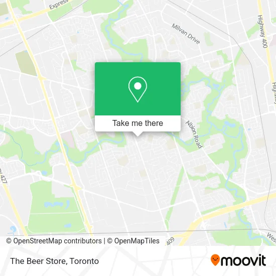 The Beer Store map
