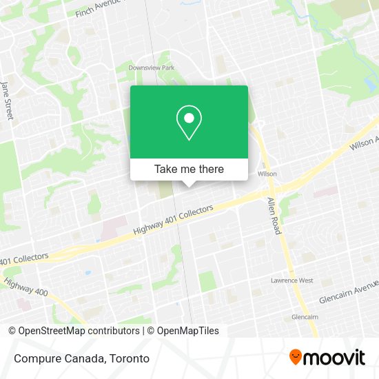 Compure Canada map