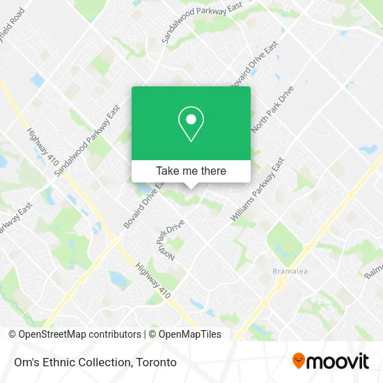 Om's Ethnic Collection map