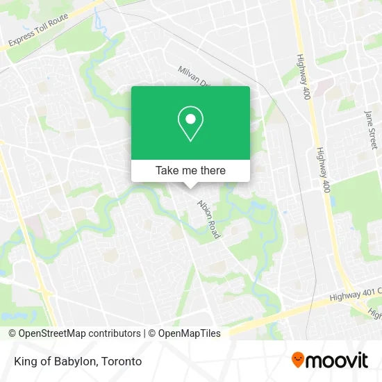 King of Babylon map