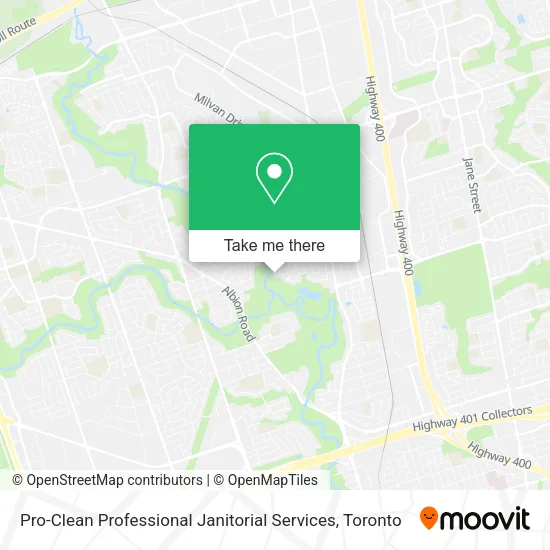 Pro-Clean Professional Janitorial Services map