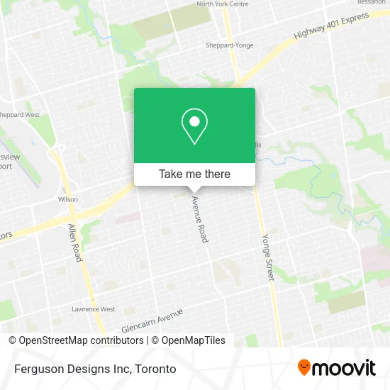 Ferguson Designs Inc map