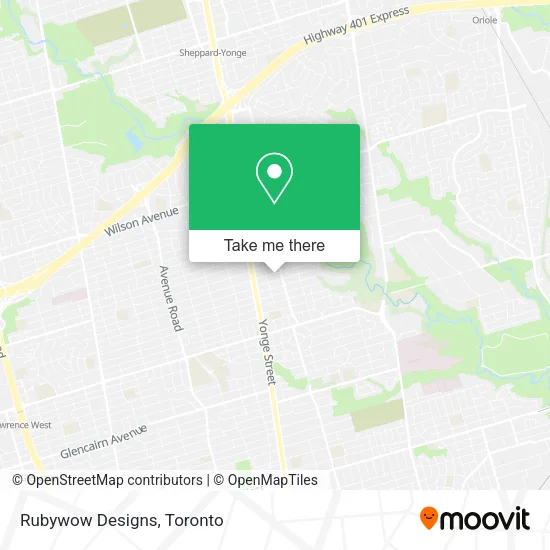 Rubywow Designs map