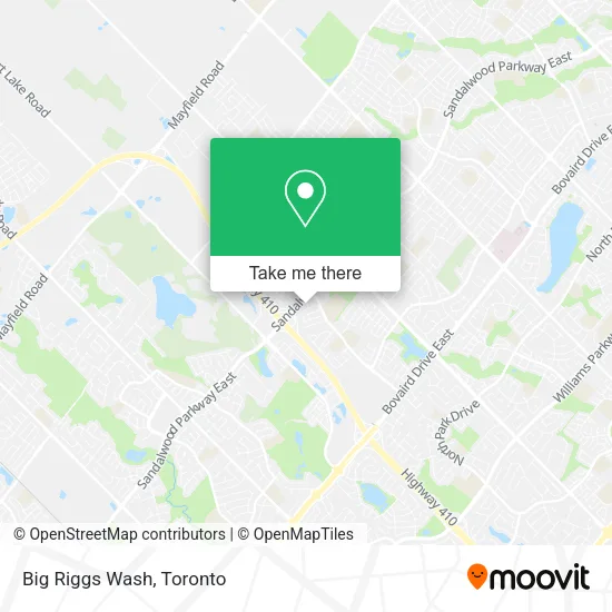 Big Riggs Wash map