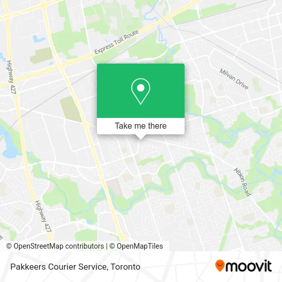 Pakkeers Courier Service map