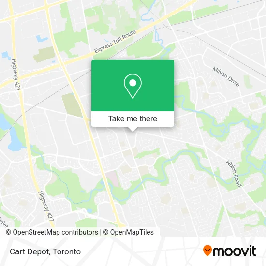 Cart Depot map