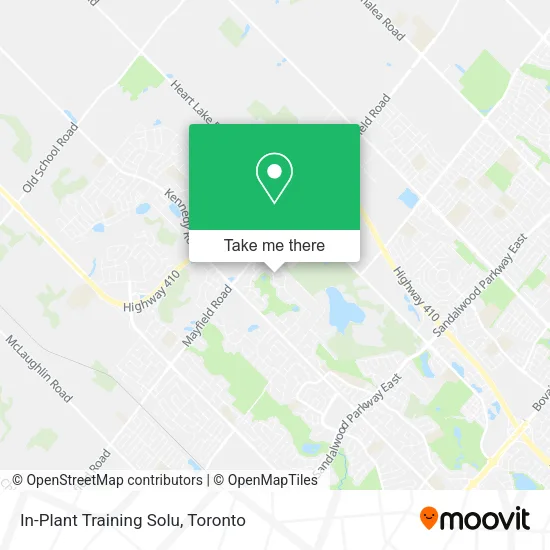 In-Plant Training Solu map