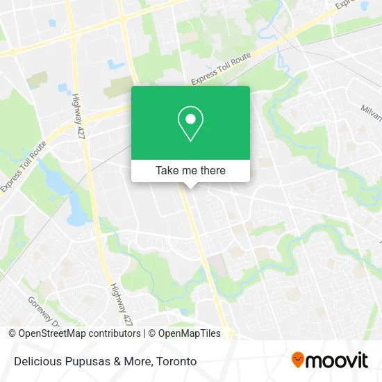 Delicious Pupusas & More map