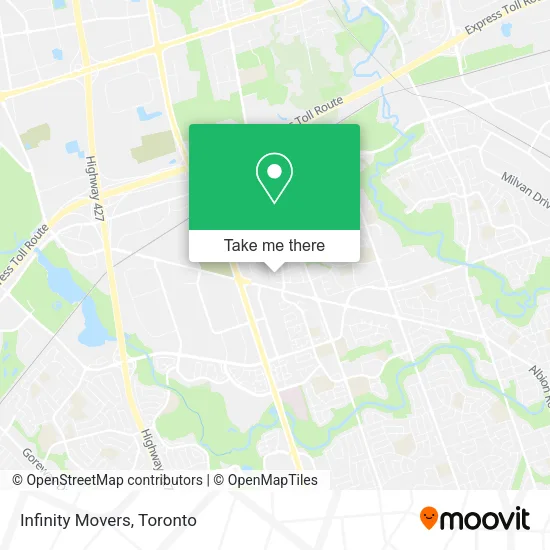 Infinity Movers map