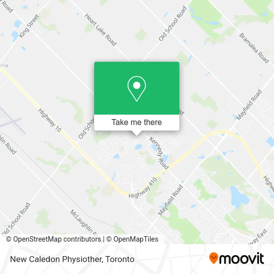 New Caledon Physiother map