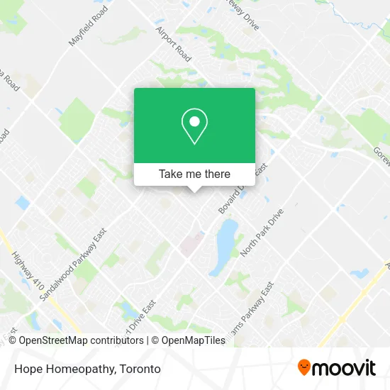 Hope Homeopathy map