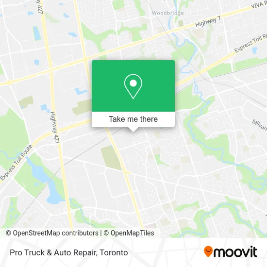 Pro Truck & Auto Repair map