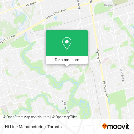 Hi-Line Manufacturing map