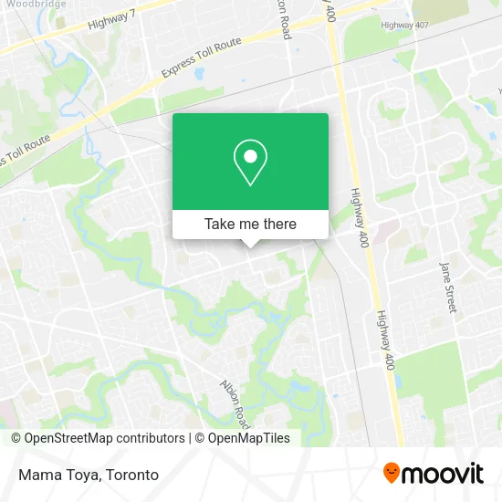 Mama Toya map