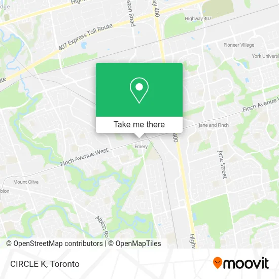 CIRCLE K map