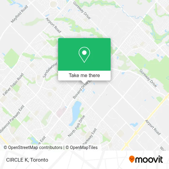 CIRCLE K map
