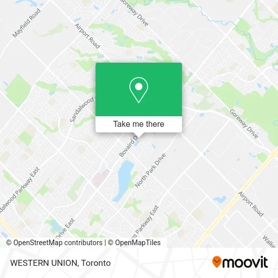 WESTERN UNION map
