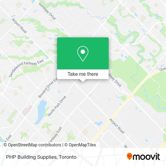 PHP Building Supplies map