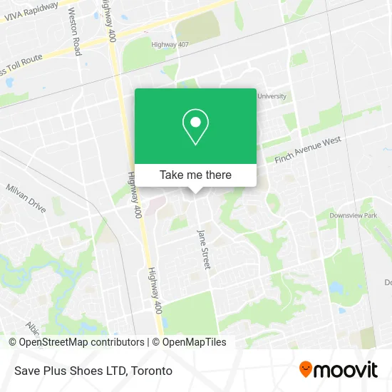 Save Plus Shoes LTD map