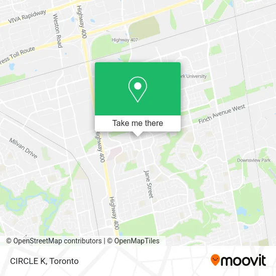 CIRCLE K map