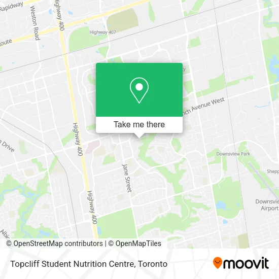 Topcliff Student Nutrition Centre plan