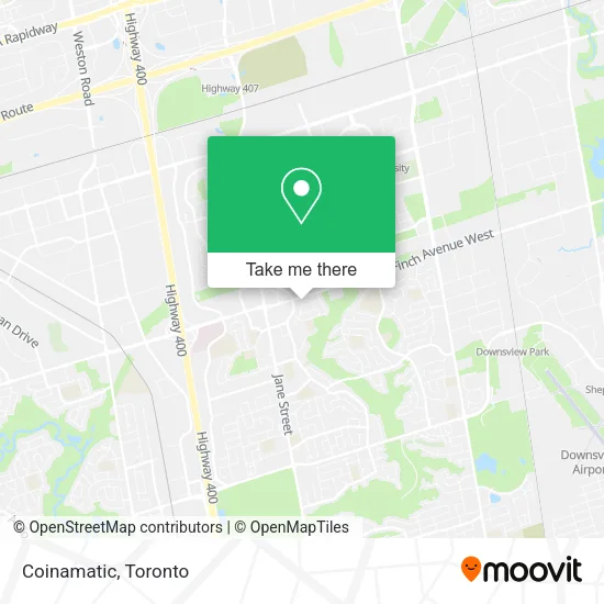 Coinamatic map