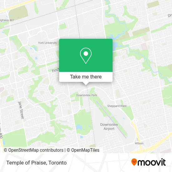 Temple of Praise map