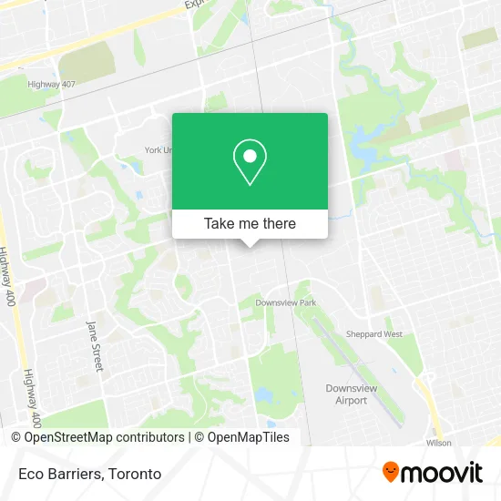 Eco Barriers map