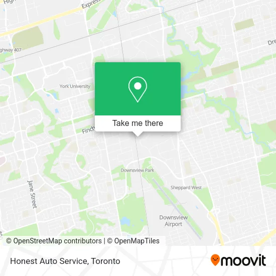 Honest Auto Service map