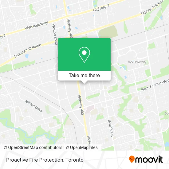 Proactive Fire Protection map