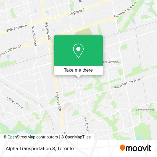 Alpha Transportation S map