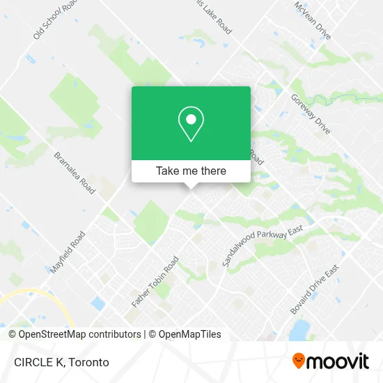 CIRCLE K map