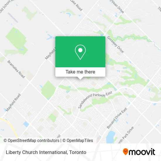 Liberty Church International map