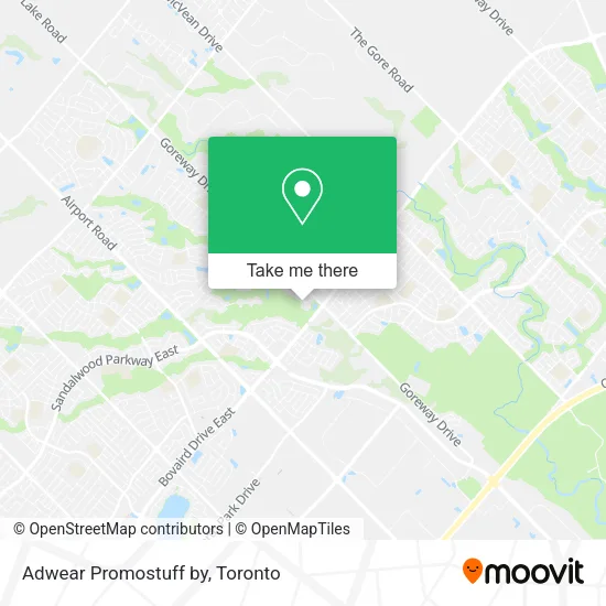 Adwear Promostuff by map