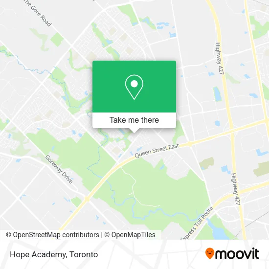 Hope Academy map