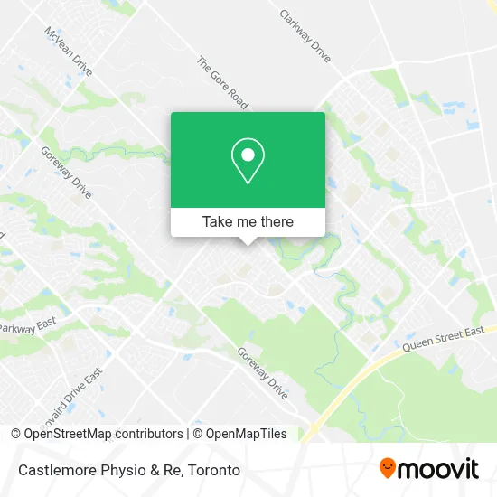 Castlemore Physio & Re map