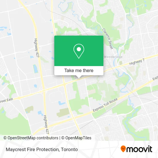 Maycrest Fire Protection map